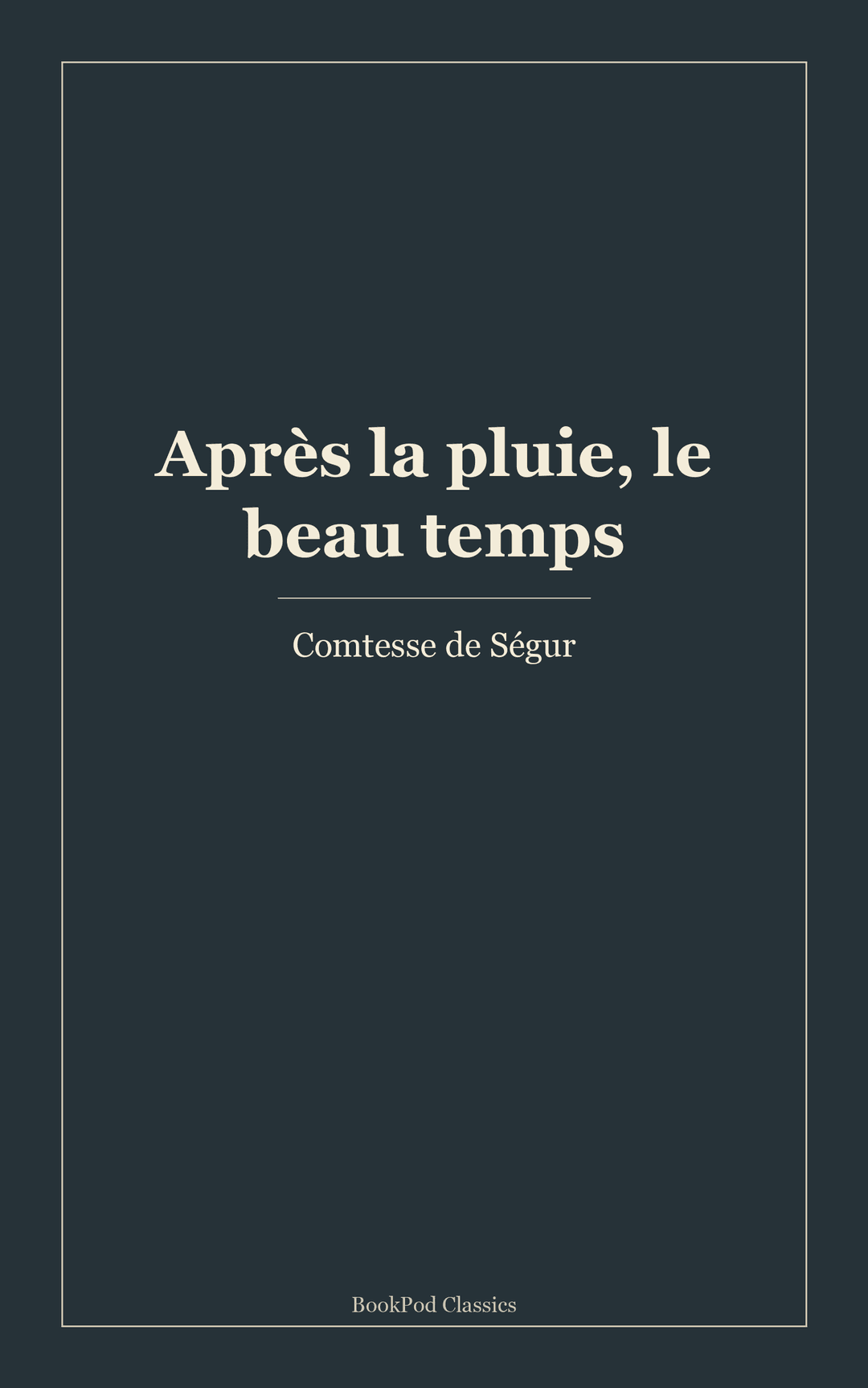 Après la pluie, le beau temps