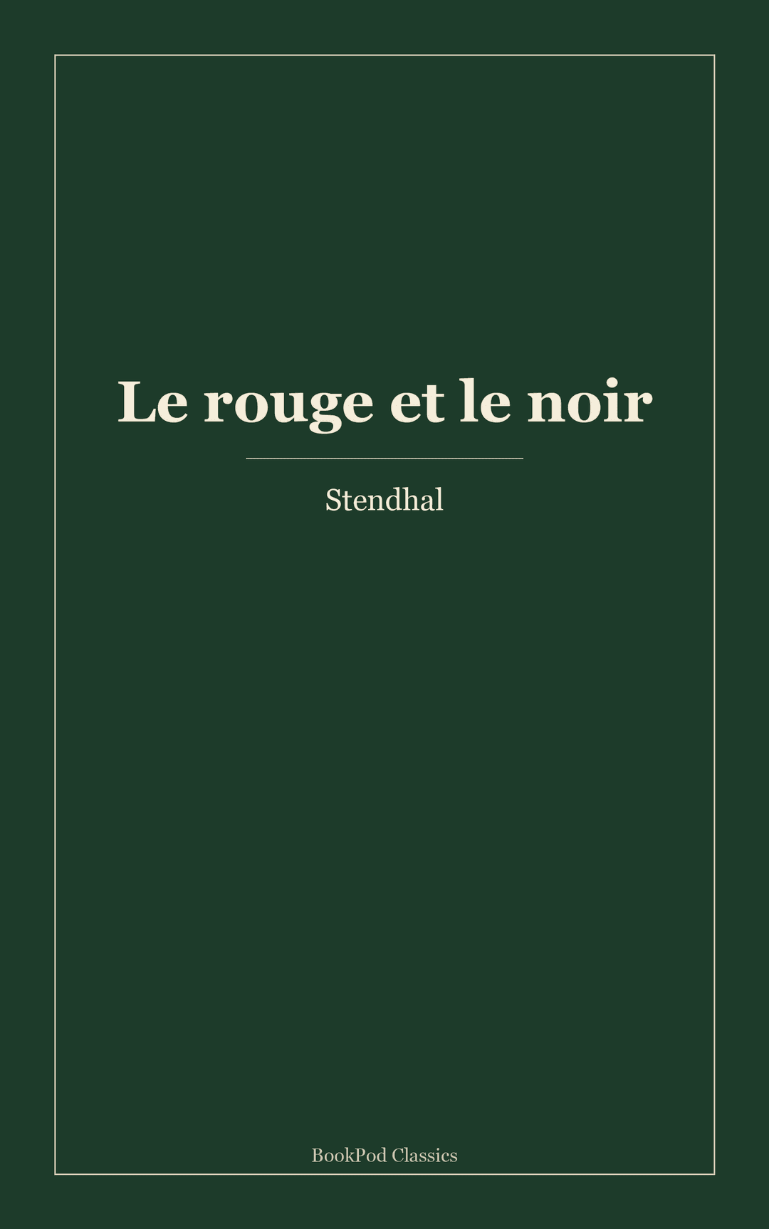 Le rouge et le noir