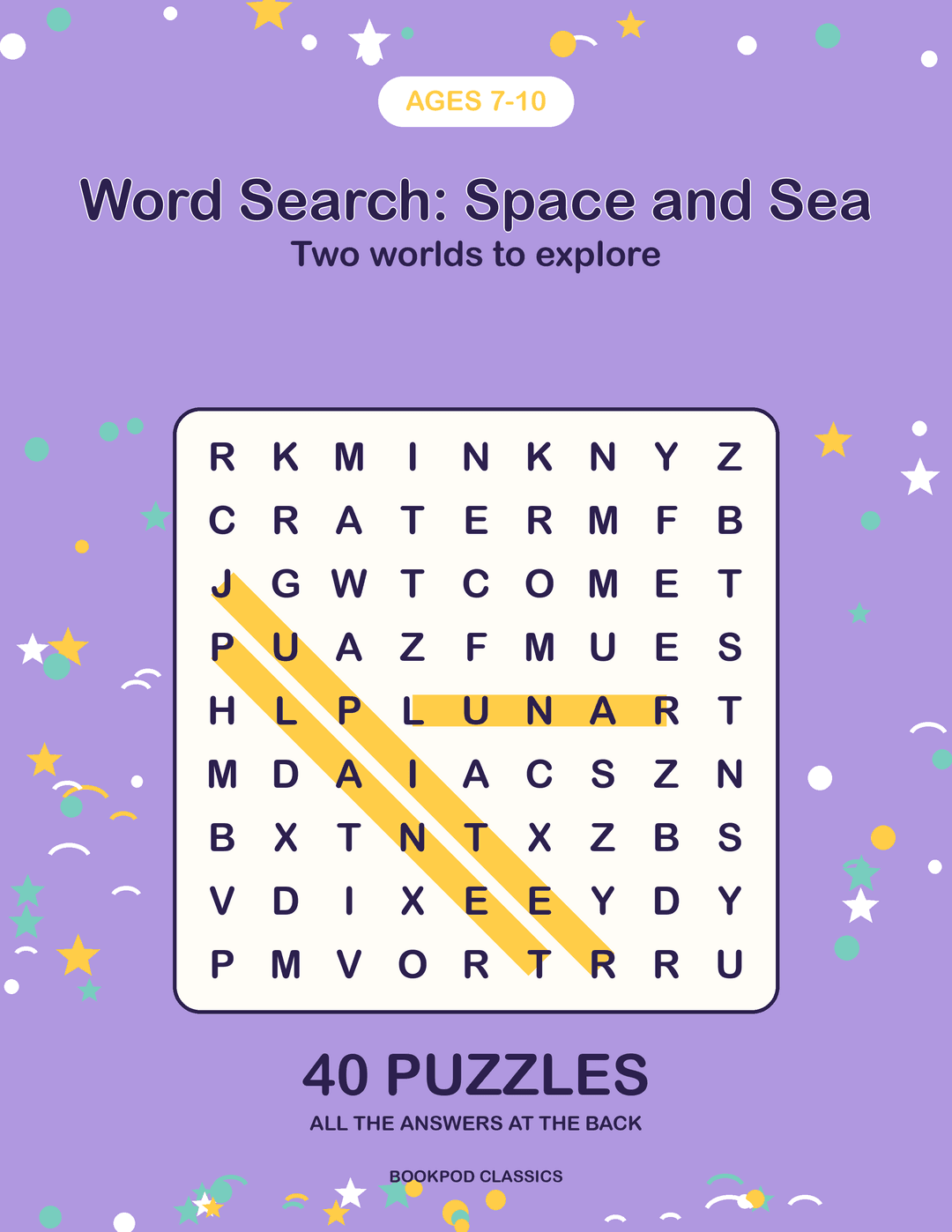 Word Search: Space and Sea