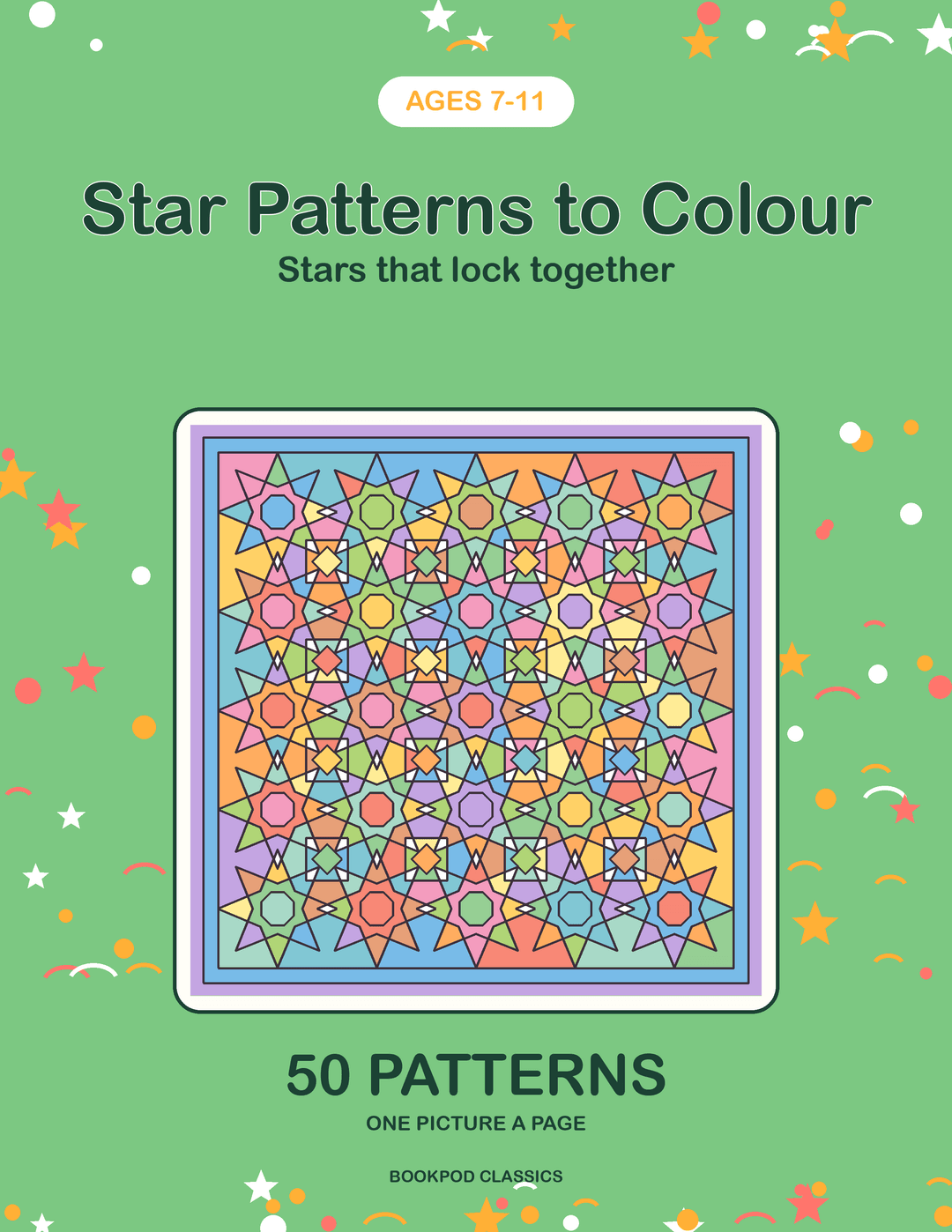 Star Patterns to Colour